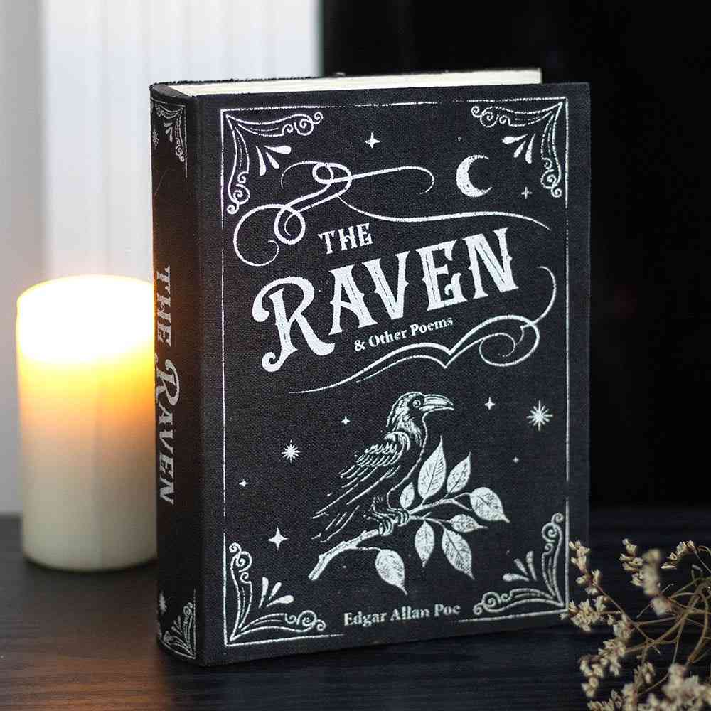 Something Different - The Raven Book Shaped Decoratieve opbergdoos - Zwart